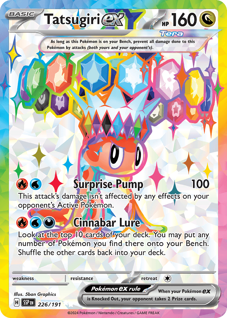 Tatsugiri ex, Surging Sparks 226