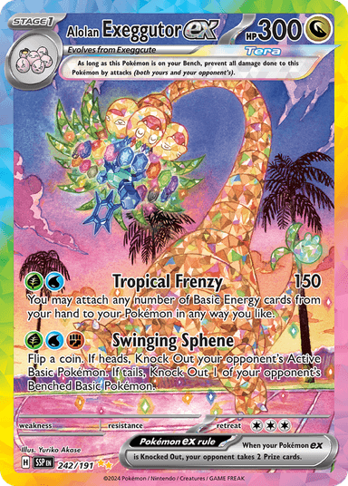 Alolan Exeggutor ex, Surging Sparks 242