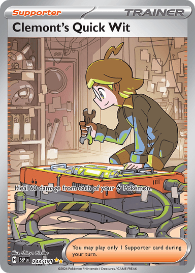 Clemont's Quick Wit, Surging Sparks 243