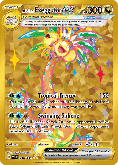 Alolan Exeggutor ex, Surging Sparks 248