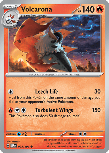 Volcarona, Surging Sparks 25