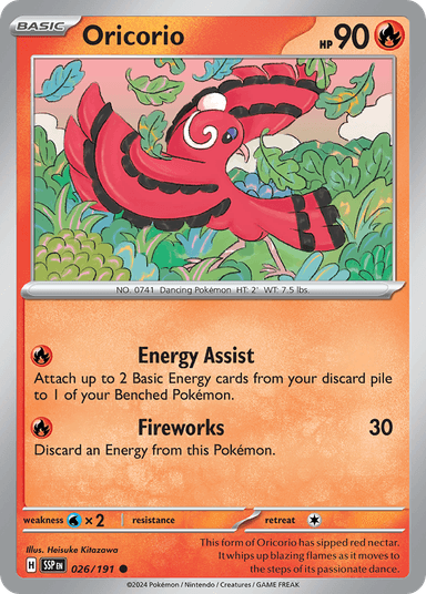 Oricorio, Surging Sparks 26