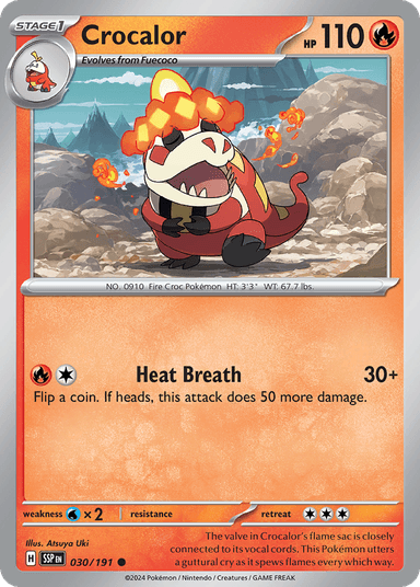 Crocalor, Surging Sparks 30