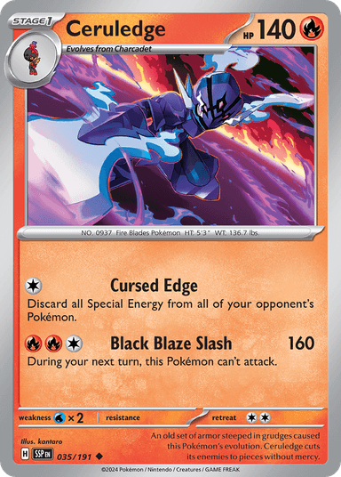 Ceruledge, Surging Sparks 35