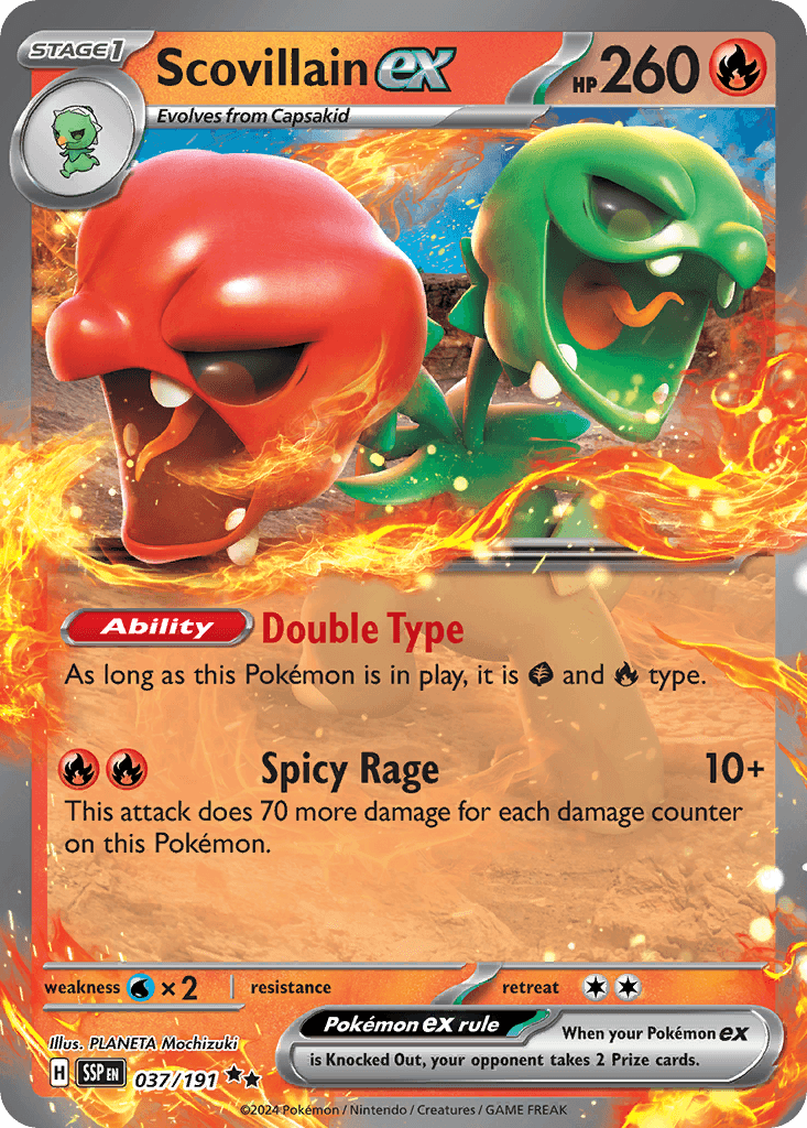 Scovillain ex, Surging Sparks 37