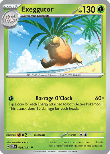 Exeggutor, Surging Sparks 3