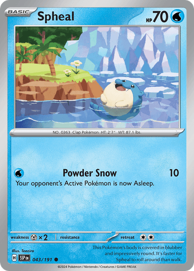 Spheal, Surging Sparks 43