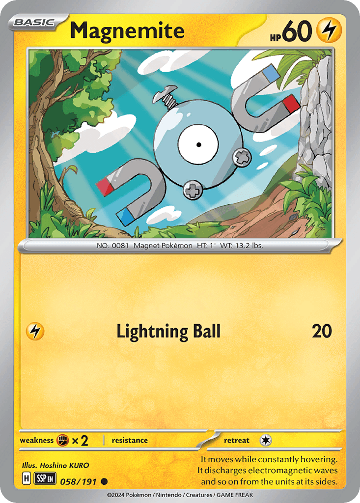 Magnemite, Surging Sparks 58
