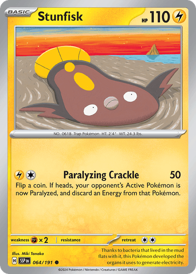 Stunfisk, Surging Sparks 64