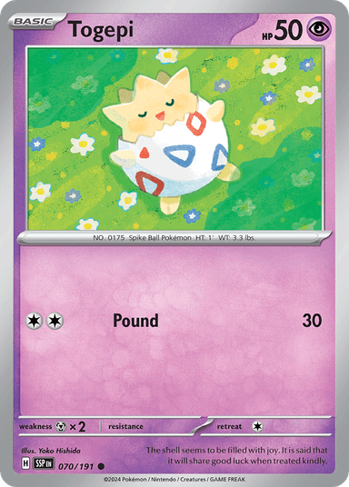 Togepi, Surging Sparks 70
