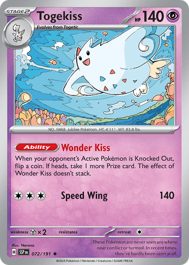 Togekiss, Surging Sparks 72