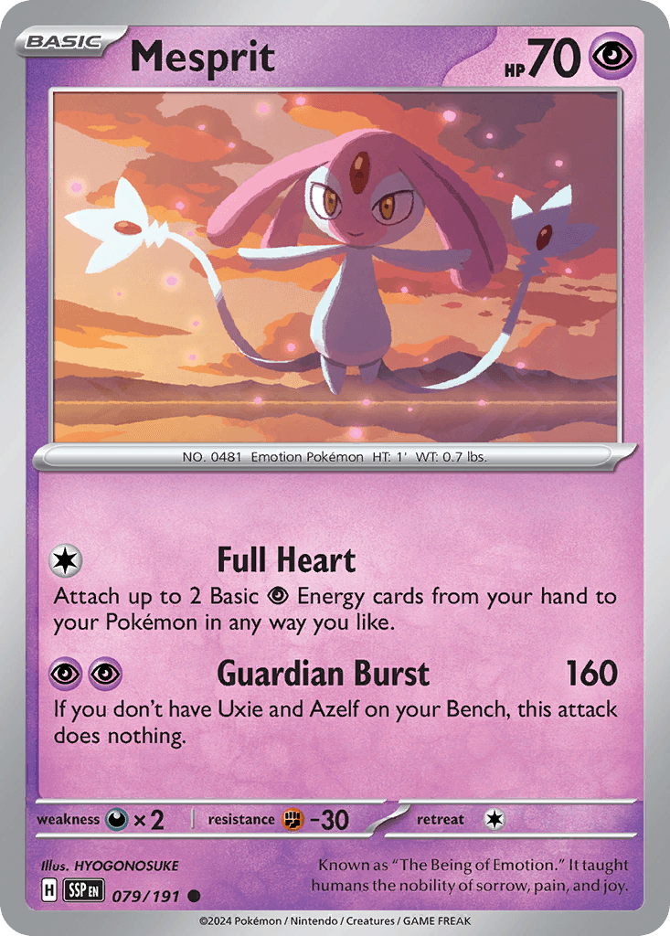 Mesprit, Surging Sparks 79