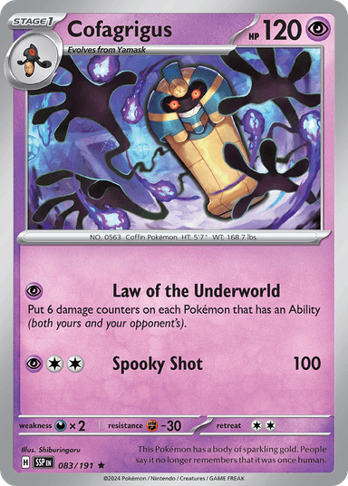 Cofagrigus, Surging Sparks 83
