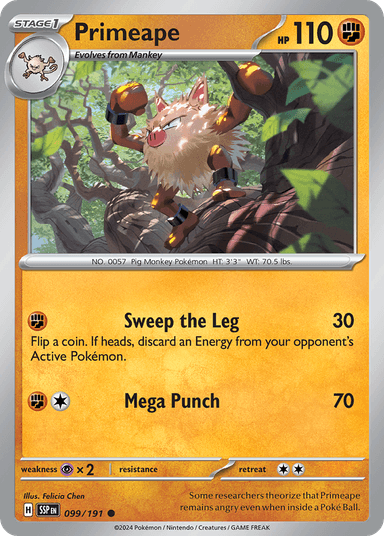 Primeape, Surging Sparks 99