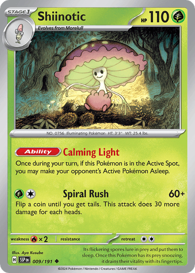 Shiinotic, Surging Sparks 9