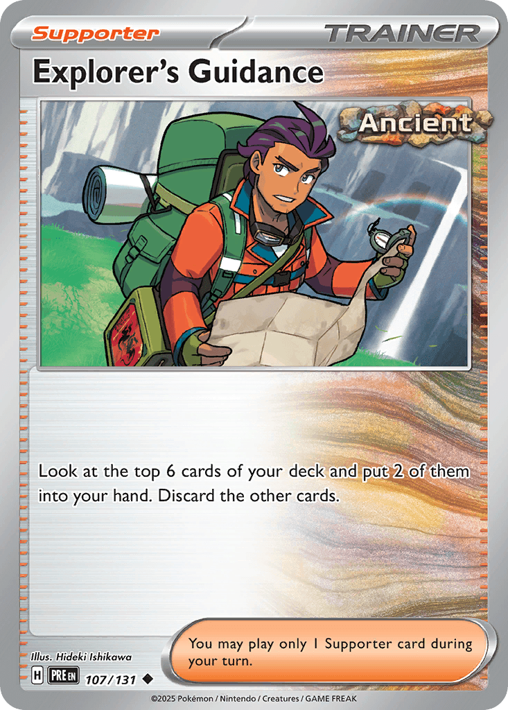 Explorer's Guidance, Prismatic Evolutions 107