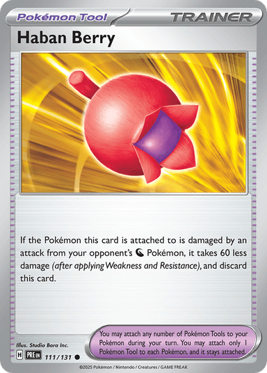 Haban Berry, Prismatic Evolutions 111