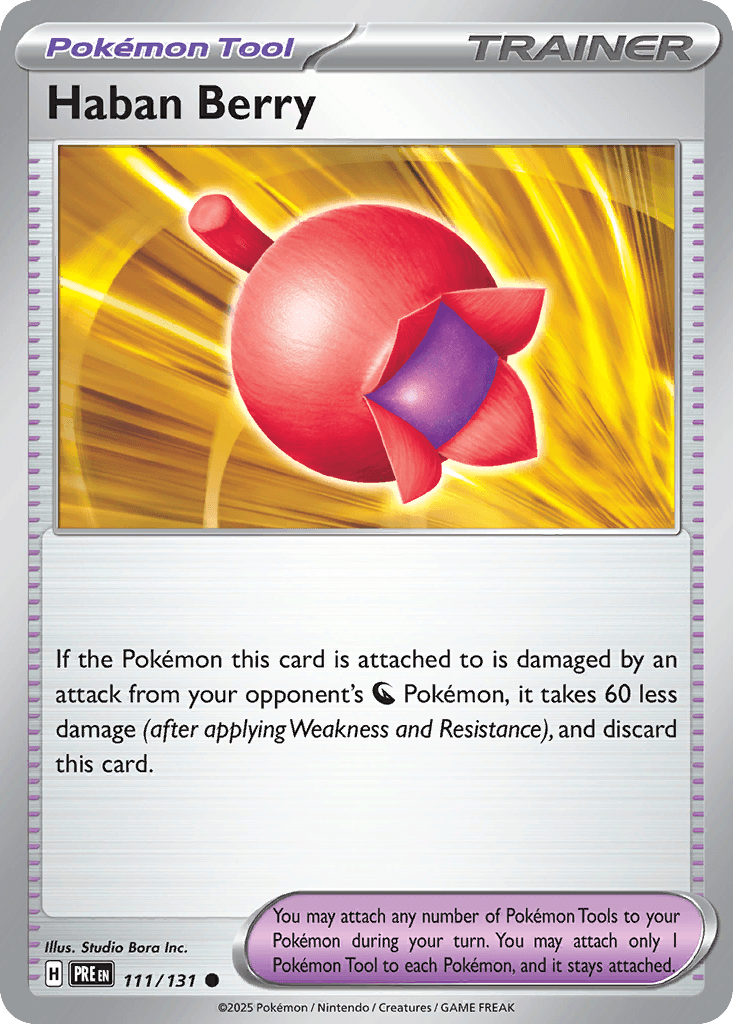 Haban Berry, Prismatic Evolutions 111