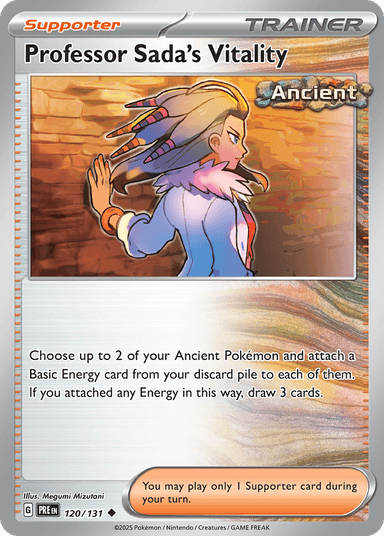 Professor Sada's Vitality, Prismatic Evolutions 120