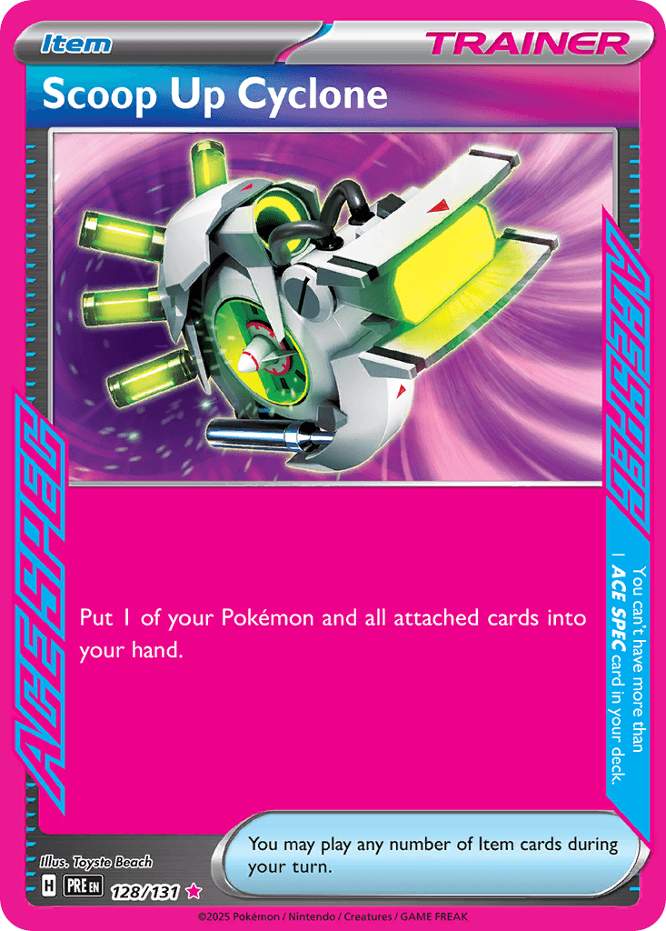 Scoop Up Cyclone, Prismatic Evolutions 128
