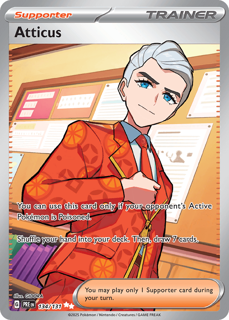 Atticus, Prismatic Evolutions 134