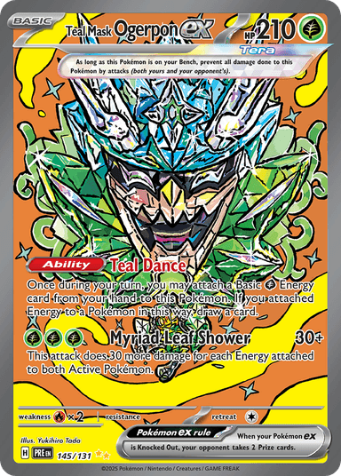 Teal Mask Ogerpon ex, Prismatic Evolutions 145
