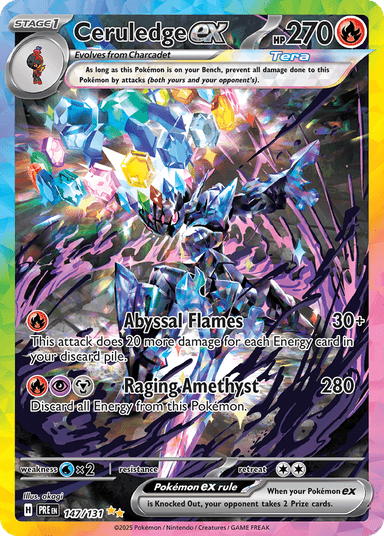 Ceruledge ex, Prismatic Evolutions 147