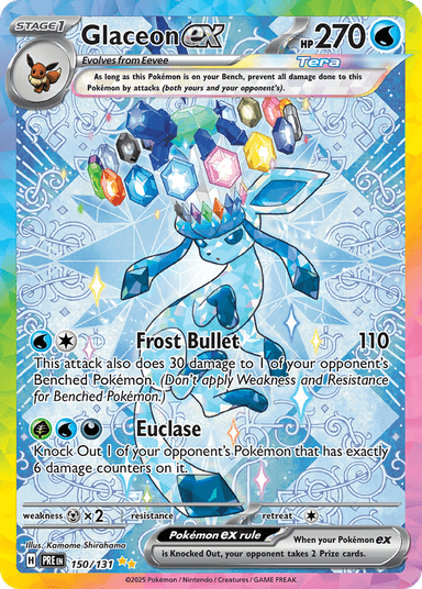 Glaceon ex, Prismatic Evolutions 150