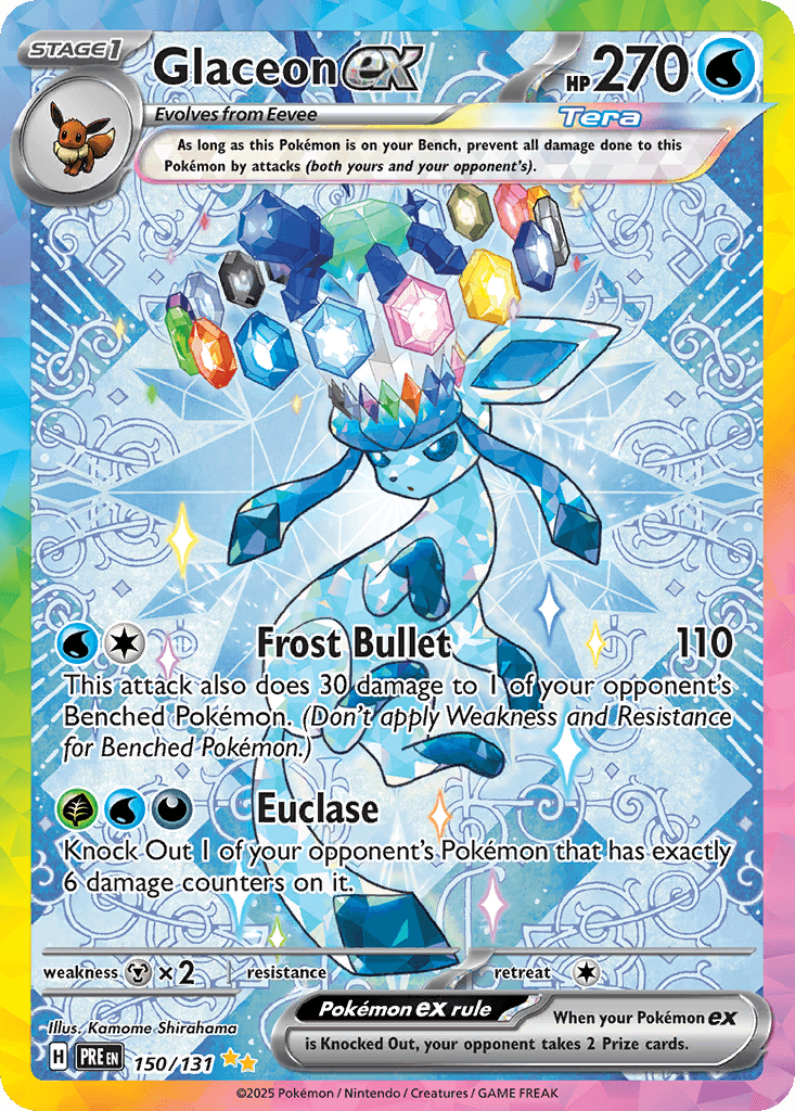 Glaceon ex, Prismatic Evolutions 150