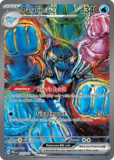 Palafin ex, Prismatic Evolutions 151