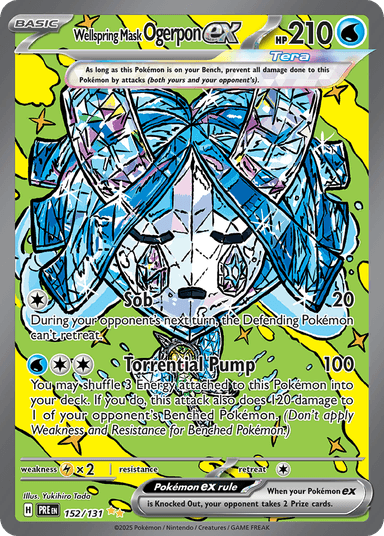 Wellspring Mask Ogerpon ex, Prismatic Evolutions 152