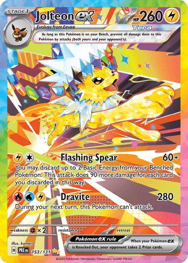 Jolteon ex, Prismatic Evolutions 153