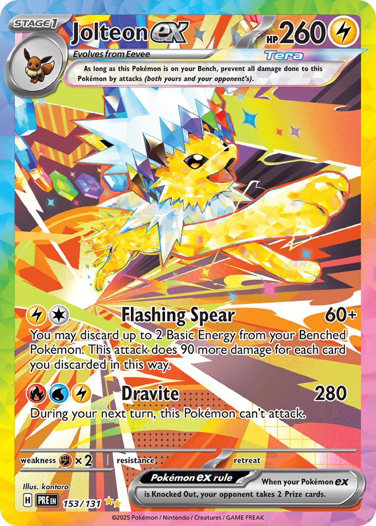 Jolteon ex, Prismatic Evolutions 153