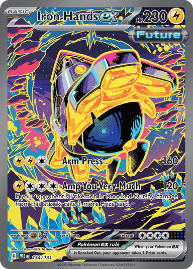 Iron Hands ex, Prismatic Evolutions 154