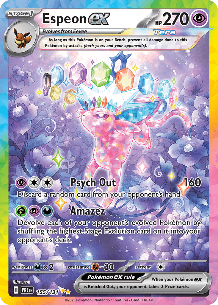 Espeon ex, Prismatic Evolutions 155