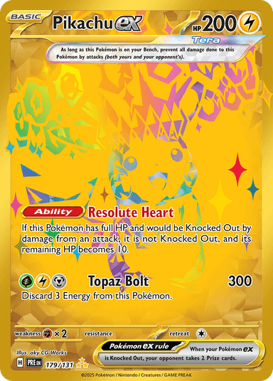 Pikachu ex, Prismatic Evolutions 179
