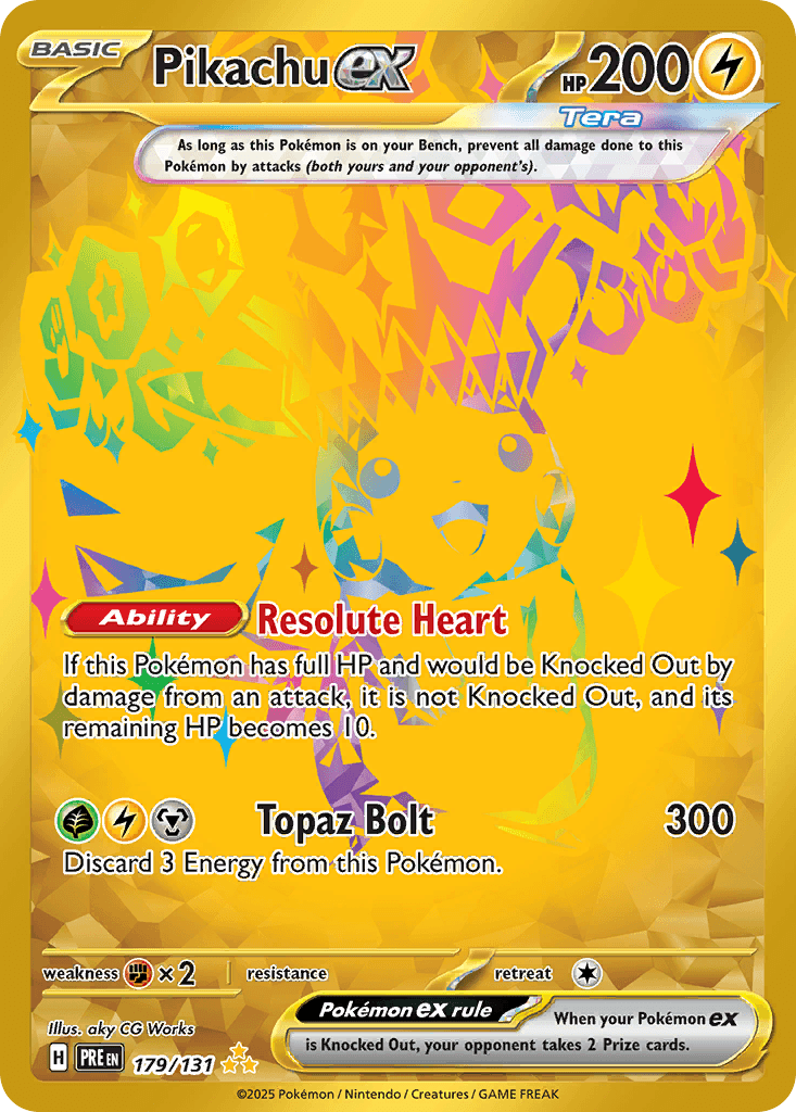 Pikachu ex, Prismatic Evolutions 179