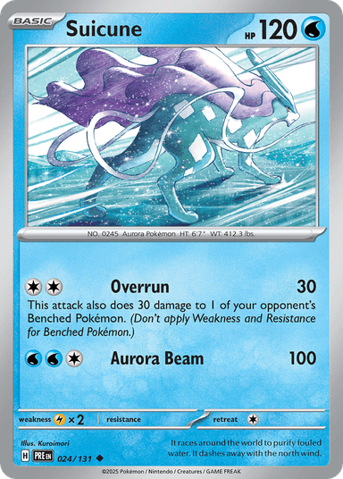 Suicune, Prismatic Evolutions 24