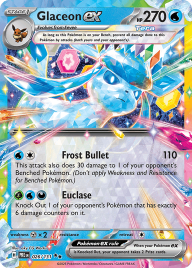 Glaceon ex, Prismatic Evolutions 26