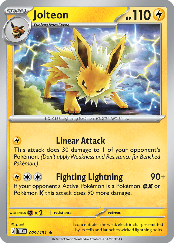 Jolteon, Prismatic Evolutions 29