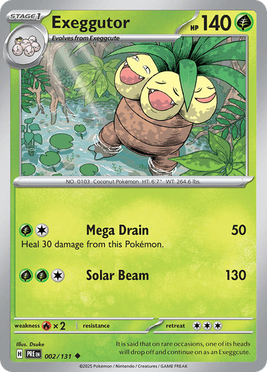 Exeggutor, Prismatic Evolutions 2