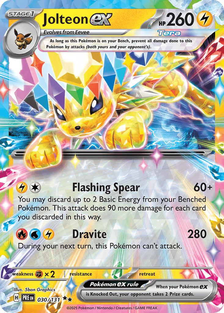 Jolteon ex, Prismatic Evolutions 30