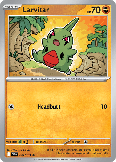Larvitar, Prismatic Evolutions 47