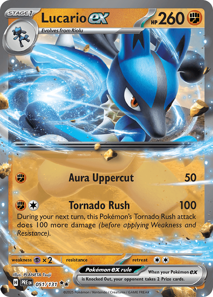 Lucario ex, Prismatic Evolutions 51