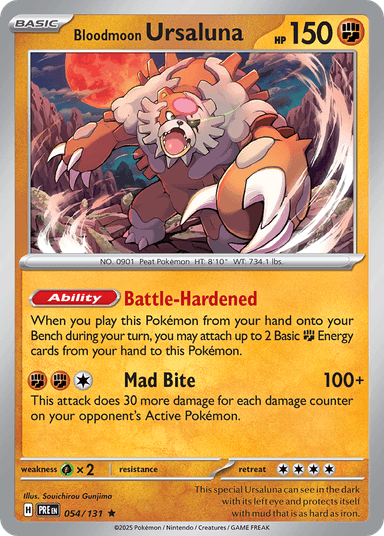 Bloodmoon Ursaluna, Prismatic Evolutions 54
