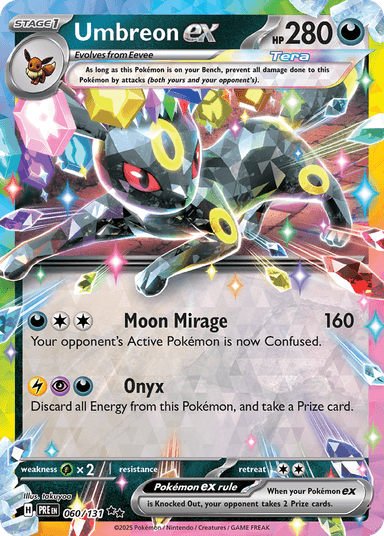 Umbreon ex, Prismatic Evolutions 60