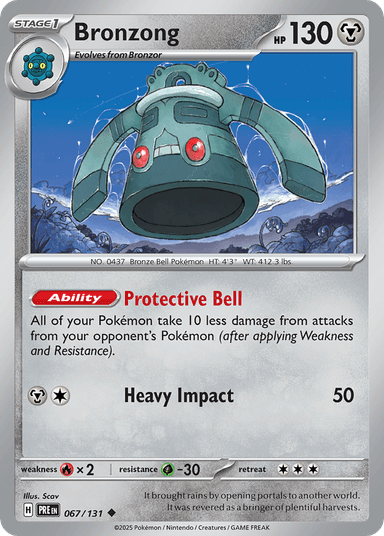 Bronzong, Prismatic Evolutions 67
