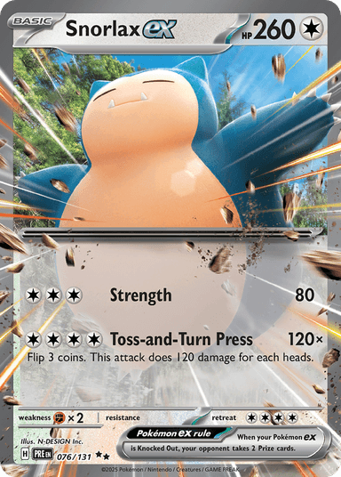 Snorlax ex, Prismatic Evolutions 76