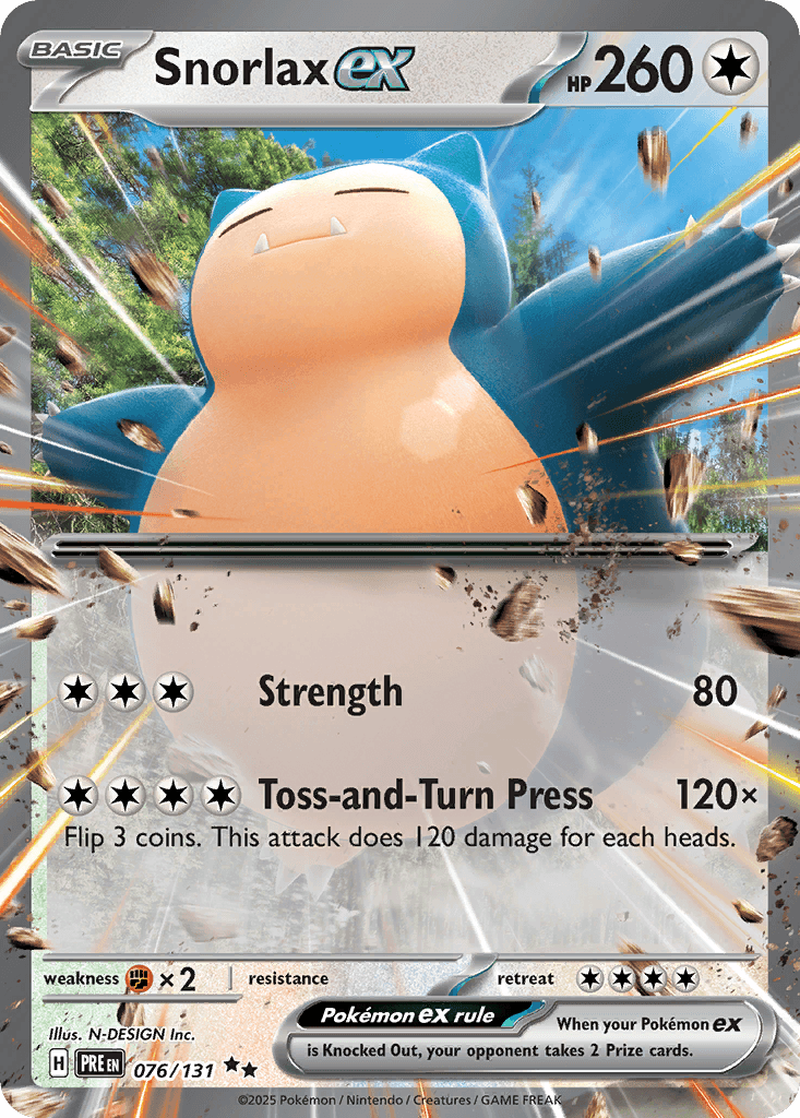 Snorlax ex, Prismatic Evolutions 76