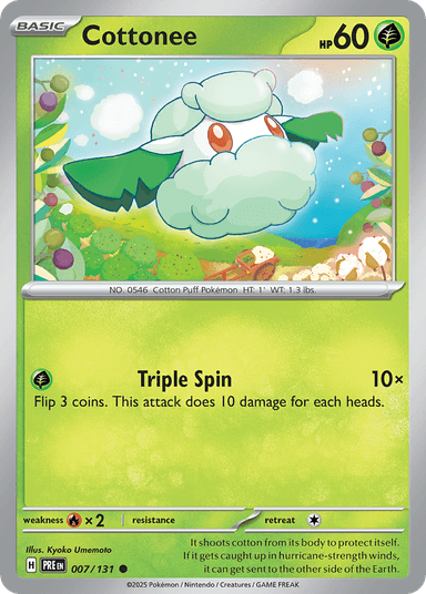 Cottonee, Prismatic Evolutions 7